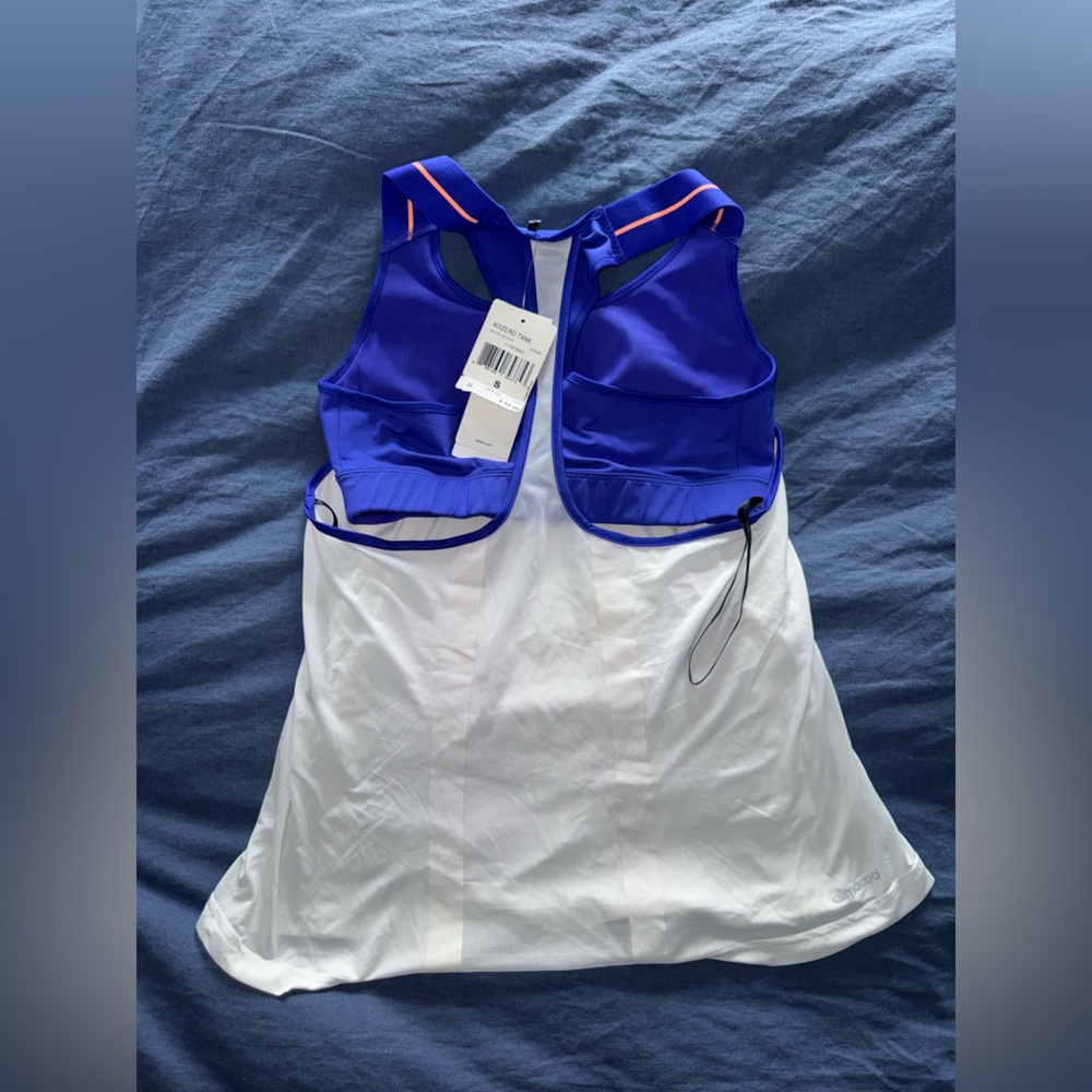 NWT AUTHENTIC WOMENS ADIDAS ADIZERO CLIMACOOL TENNIS TANK SIZE SMALL - Picture 3 of 3